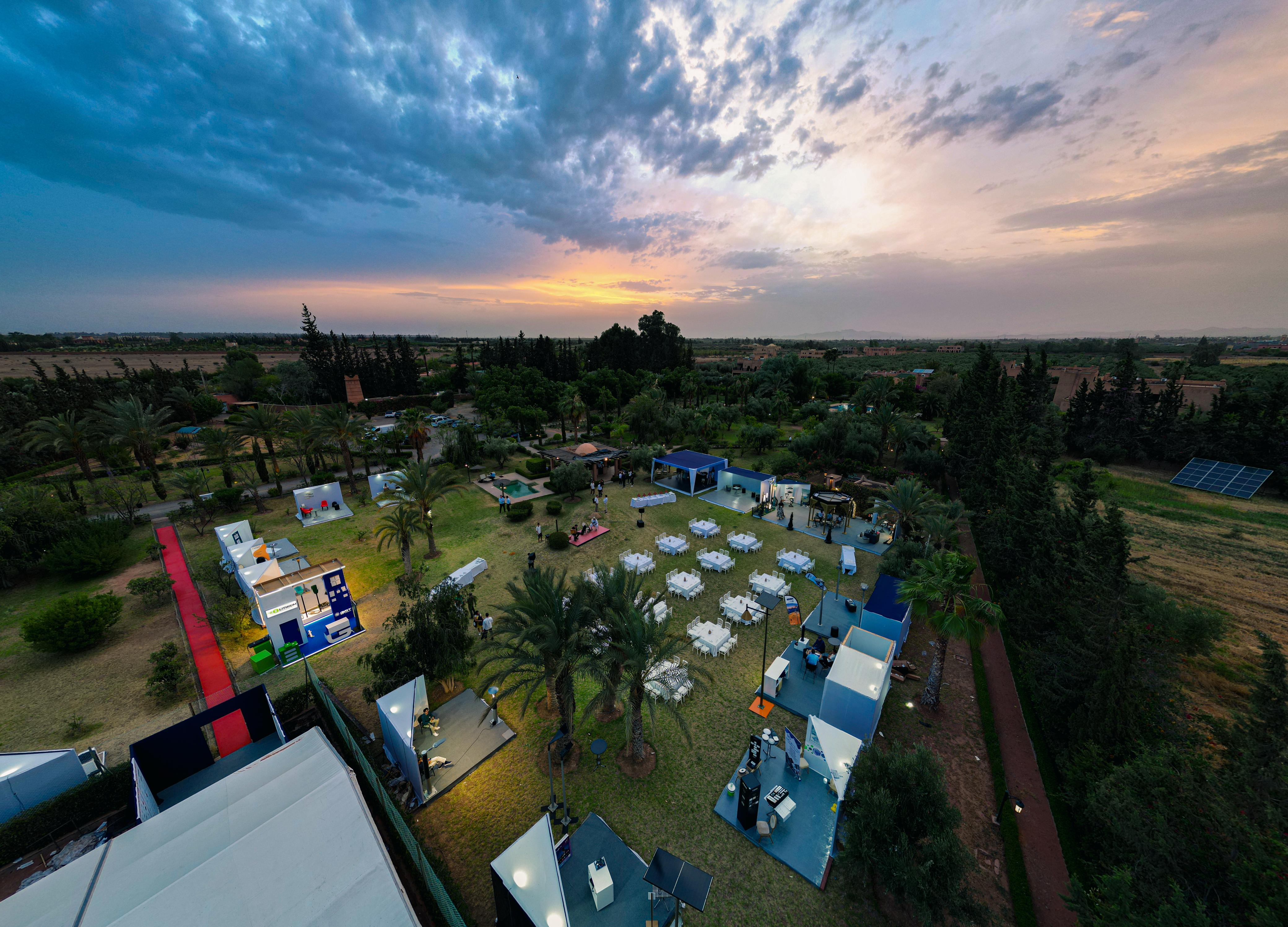 Vue des stands MLDF Africa